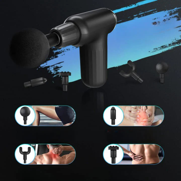 Muscle Massage Gun with 4 Heads FH-820 - Alsafwa Tech